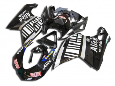 2007-2012 Black Alice Ducati 848 1098 1198 Fairings