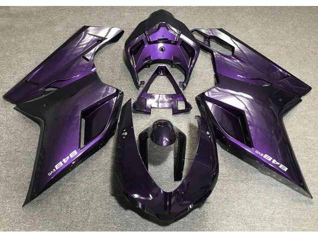 2007-2012 Deep Purple Ducati 848 1098 1198 Fairings 2007-2012 Deep Purple Ducati 848 1098 1198 Fairings